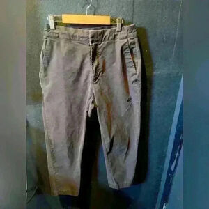 Men’s Nike Brown Chino Pants Button Up Drawstring Size 28